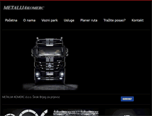 Tablet Screenshot of metalijakomerc.com